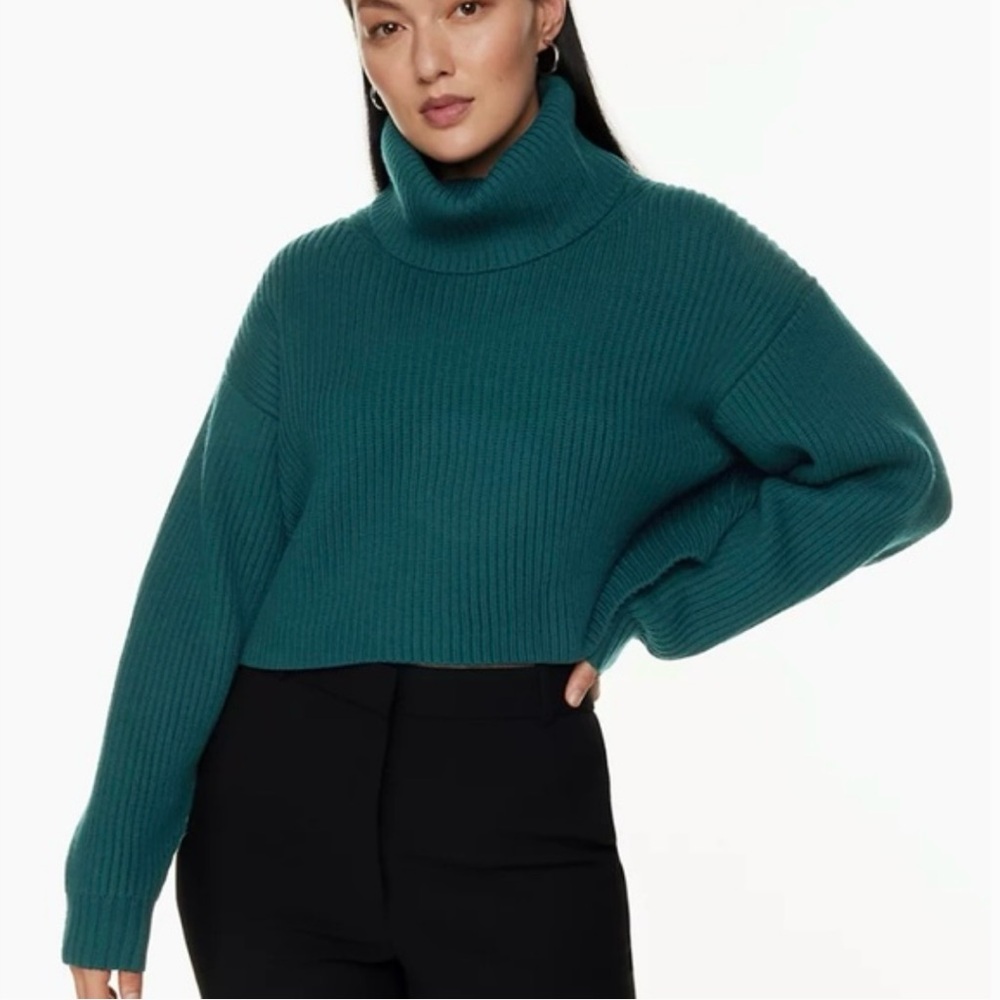 Aritzia Babaton Guell Sweater in Monarch Teal